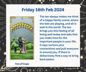 Daily Tarot Card Message