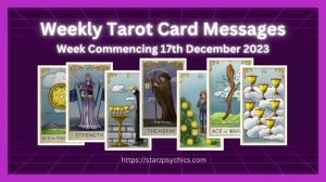 Tarot Card Message For Sunday 17th December 2023 — Starz Psychics spiritual blog, psychic insights