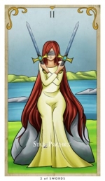 Tarot Card of the Day - Two of Swords — Starz Psychics spiritual blog, psychic insights