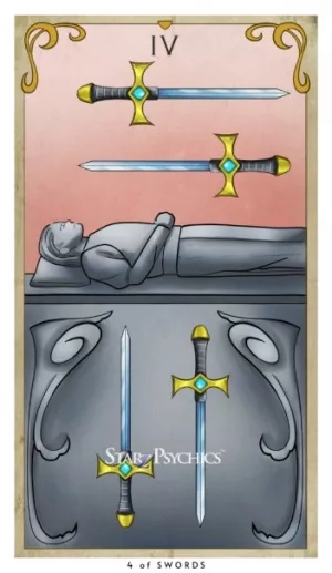 Tarot Card of the Day - Four of Swords