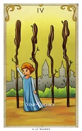 Tarot Card of the Day - Four of Wands