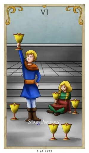 Tarot Card of the Day - Six of Cups