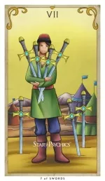 Tarot Card of the Day - Seven of Swords