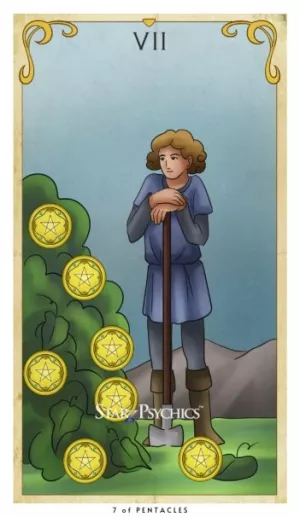 Tarot Card of the Day - Seven of Pentacles