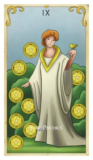 Tarot Card of the Day - Nine of Pentacles