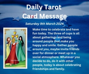 Starz Tarot Card for Today - Three of Cups — Starz Psychics spiritual blog, psychic insights