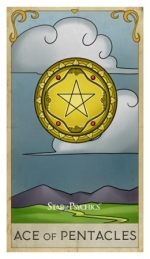 Starz Tarot Card of the Day - Ace of Pentacles (9/5/22 — Starz Psychics spiritual blog, psychic insights