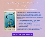 Today's Tarot Message of The Day - The Ace of Swords 