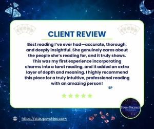 Latest Client Review for Natalie Sist — Starz Psychics spiritual blog, psychic insights