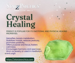 PERIDOT - Crystal Healing for August