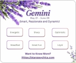 Gemini  May 21st to June 20th