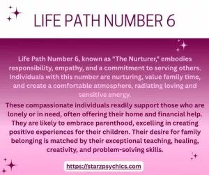 #LifePath Number 6