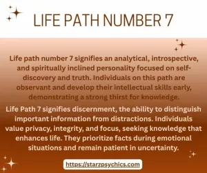 #LifePath Number 7 