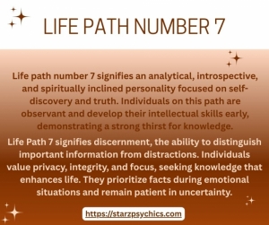 #LifePath Number 7 