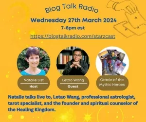 Natalie Sist Interviews Letao Wang 3/27/24 BlogTalkRadio