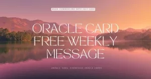 Angel Oracle Cards Free Weekly Message 