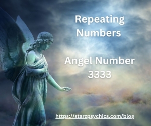 Repeating Numbers - Angel Number 3333 — Starz Psychics spiritual blog, psychic insights