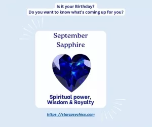 September Sapphire Birthday Stone