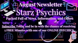Starz Psychics Newsletter - August  2023