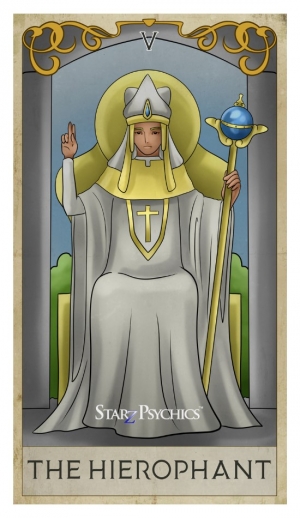 Tarot Card of the Day - The Hierophant — Starz Psychics spiritual blog, psychic insights