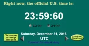First Leap Second Added to UTC  