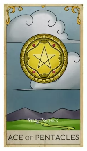 Tarot Card of the Day - Ace of Pentacles