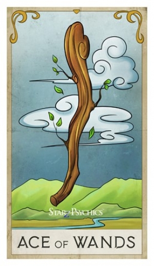 Tarot Card of the Day -  Ace of Wands — Starz Psychics spiritual blog, psychic insights