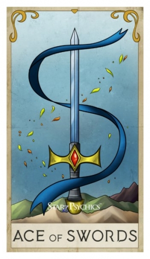 Tarot Card of the Day - Ace of Swords