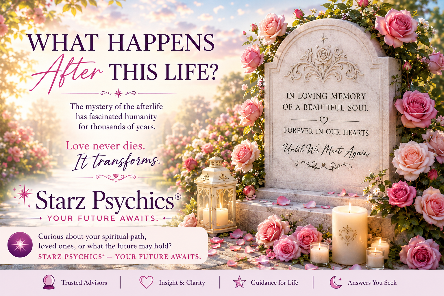 The Afterlife: What Happens Beyond This Life? — Starz Psychics spiritual blog, psychic article