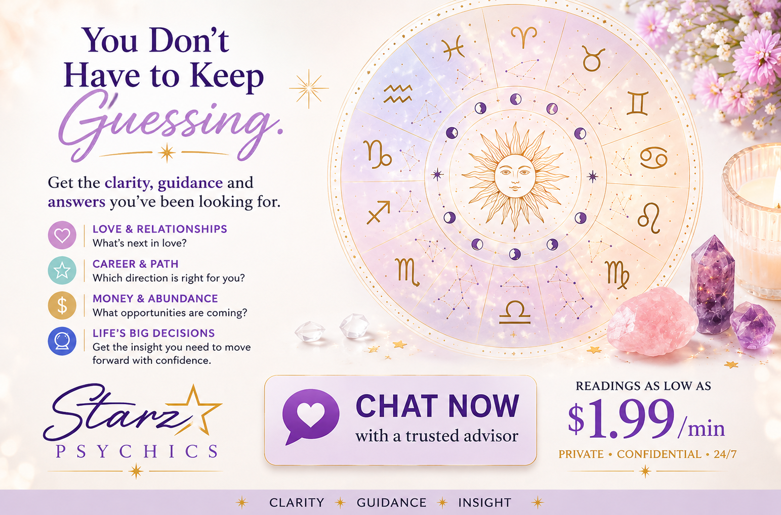 You Don't Have To Keep Guessing — Starz Psychics spiritual blog, psychic article