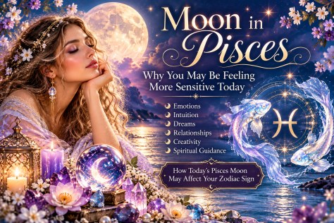 Moon in Pisces: Why You May Be Feeling More Sensitive Today — Starz Psychics spiritual blog, psychic insights
