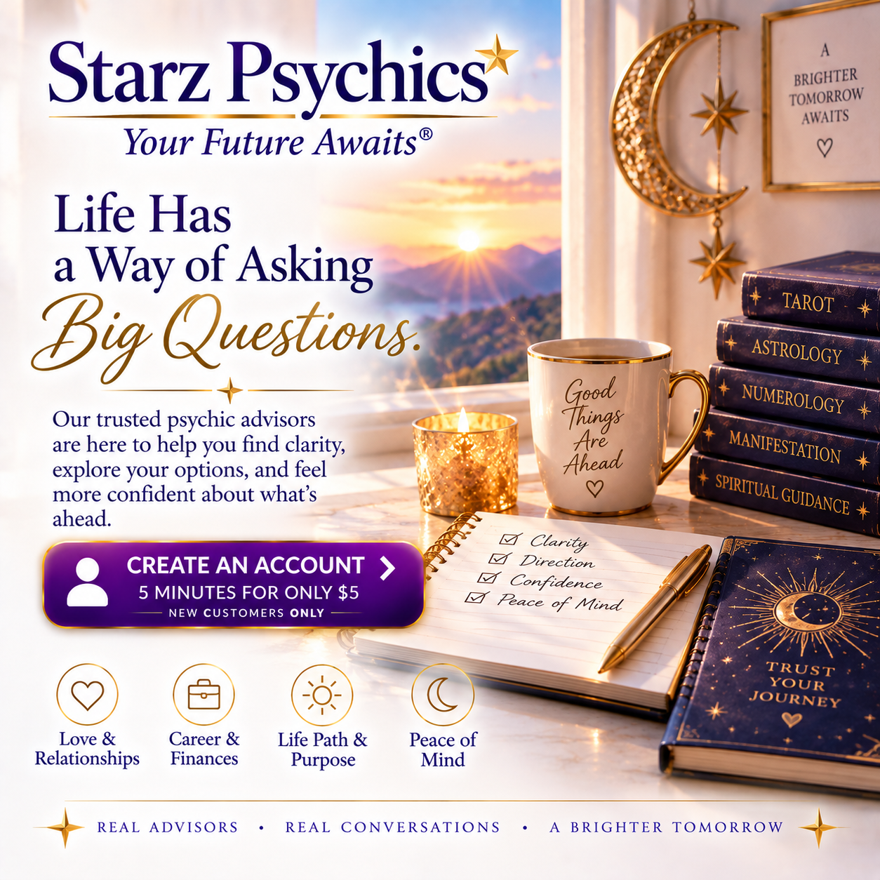 Life Has a Way of Asking Big Questions: Finding Clarity When You Need Answers — Starz Psychics spiritual blog, psychic article