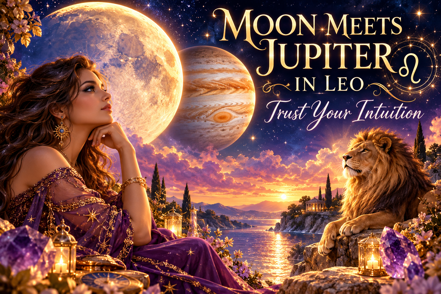 Moon Meets Jupiter in Leo — Starz Psychics spiritual blog, psychic article