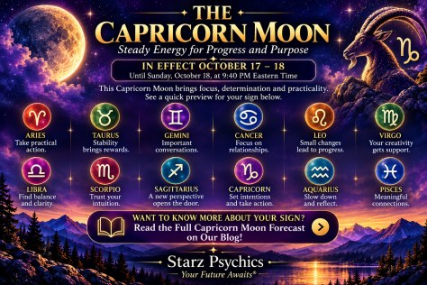 What Does the Capricorn Moon Represent? — Starz Psychics spiritual blog, psychic insights