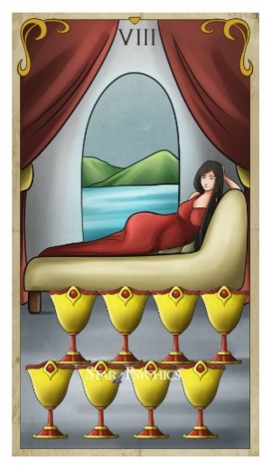 Tarot Card of the Day -  Eight of Cups — Starz Psychics spiritual blog, psychic insights