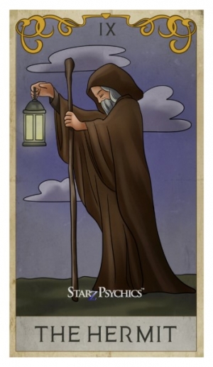 Tarot Card of the Day - The Hermit — Starz Psychics spiritual blog, psychic insights