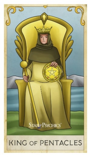 Tarot Card of the Day -  King of Pentacles — Starz Psychics spiritual blog, psychic insights