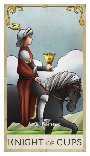 Tarot Card of the Day -  Knight of Cups — Starz Psychics spiritual blog, psychic insights
