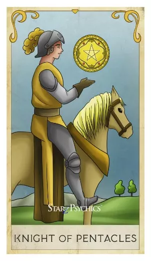 Tarot Card of the Day -  Knight of Pentacles