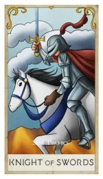 Tarot Card of the Day -  Knight of Swords