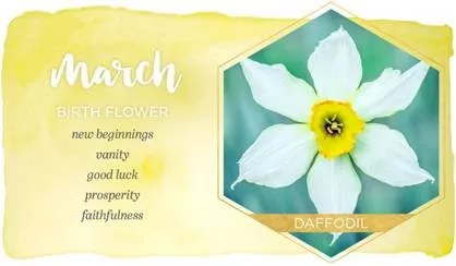 March Birth Flower
