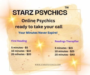 Starz Psychics New Reading Rates — Starz Psychics spiritual blog, psychic insights