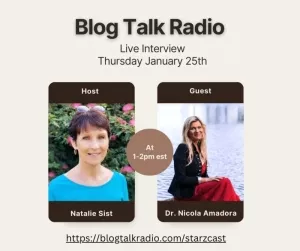 Natalie Talks Live with Author Nicola Amadora Thurs Jan 25 on BlogtalkRadio