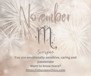 November Scorpio — Starz Psychics spiritual blog, psychic insights