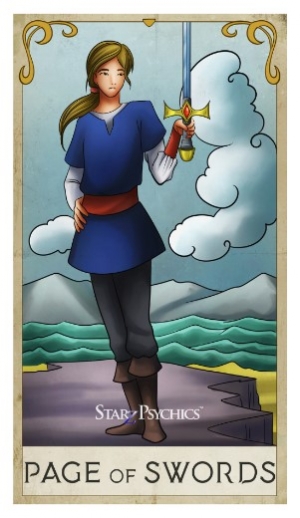 Tarot Card of the Day -  Page of Swords — Starz Psychics spiritual blog, psychic insights