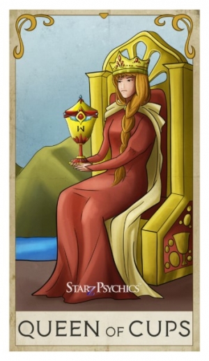 Tarot Card of the Day - Queen of Cups — Starz Psychics spiritual blog, psychic insights