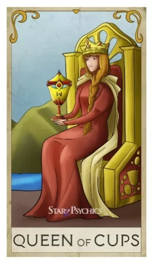 Tarot Card of the Day -  Queen of Cups