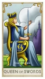 Tarot Card of the Day - Queen of Swords