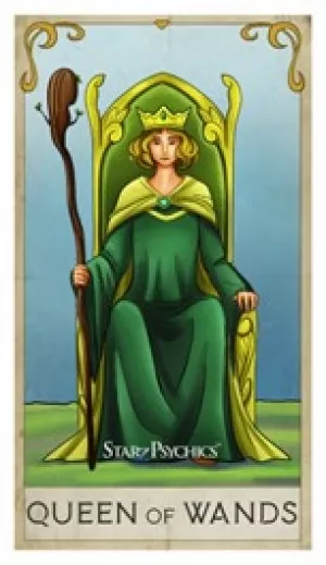 Tarot Card of the Day -  Queen of Wands