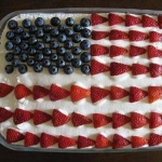 Red, White and Blue Strawberry Shortcake
